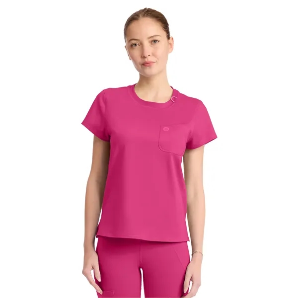 Med Couture - MC AMP KNIT - Women's 2-Pocket Crew Neck Tee - Med Couture - MC AMP KNIT - Women's 2-Pocket Crew Neck Tee - Image 9 of 11