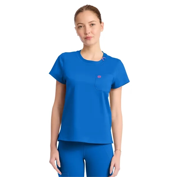 Med Couture - MC AMP KNIT - Women's 2-Pocket Crew Neck Tee - Med Couture - MC AMP KNIT - Women's 2-Pocket Crew Neck Tee - Image 11 of 11