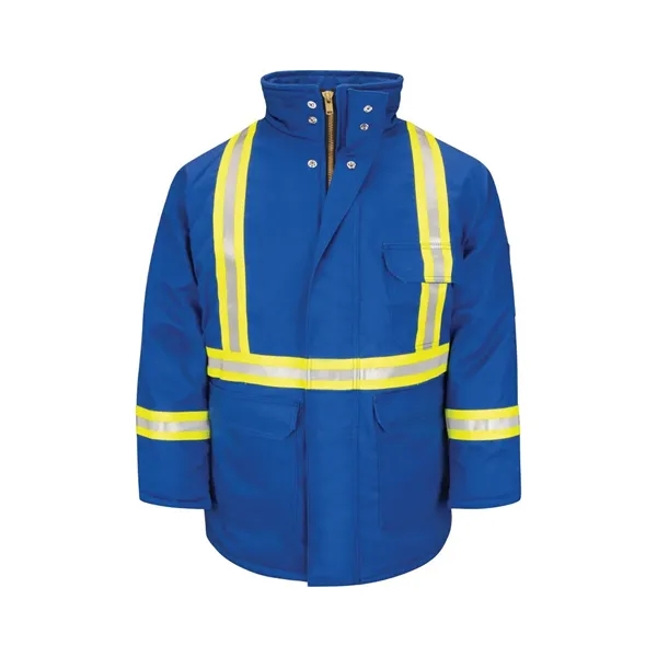 Bulwark Men's Deluxe Parka With Reflective Trim - EXCEL F... - Bulwark Men's Deluxe Parka With Reflective Trim - EXCEL F... - Image 0 of 4