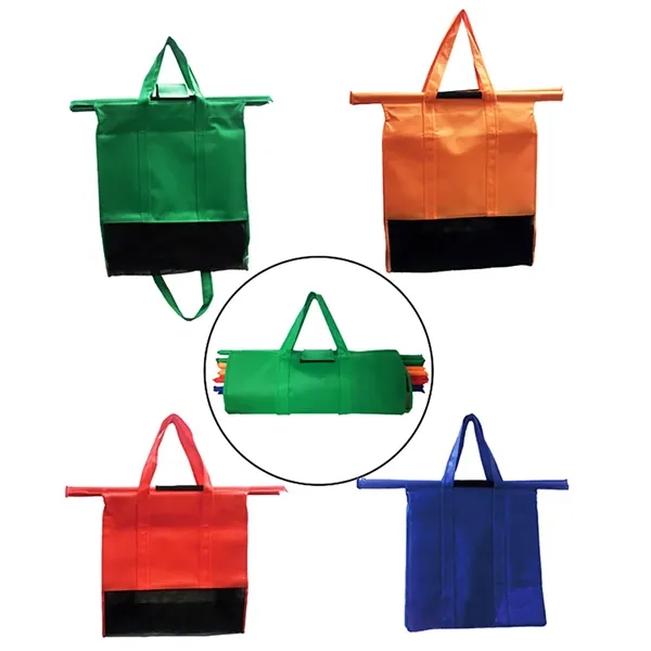 A Set Of 4 Reusable Grocery Shopping Cart Trolley Bags - A Set Of 4 Reusable Grocery Shopping Cart Trolley Bags - Image 2 of 5
