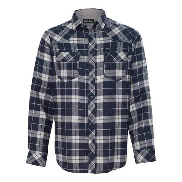 Burnside Men's Yarn-Dyed Flannel Shirt - Burnside Men's Yarn-Dyed Flannel Shirt - Image 42 of 58