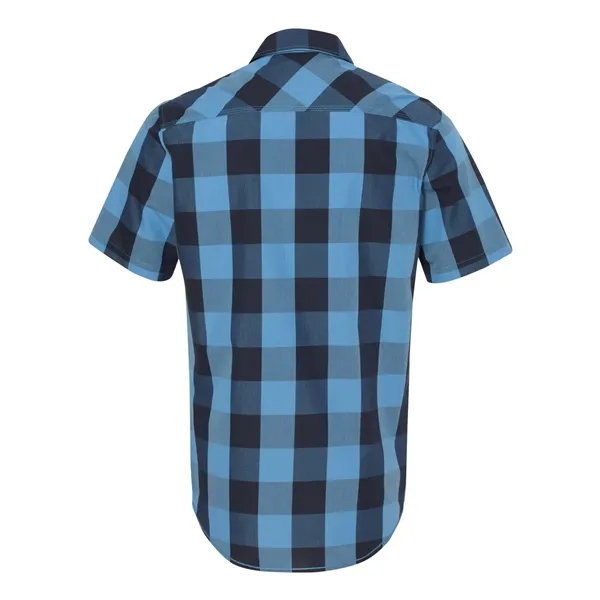 Burnside Men's Buffalo Plaid Short Sleeve Shirt - Burnside Men's Buffalo Plaid Short Sleeve Shirt - Image 3 of 12