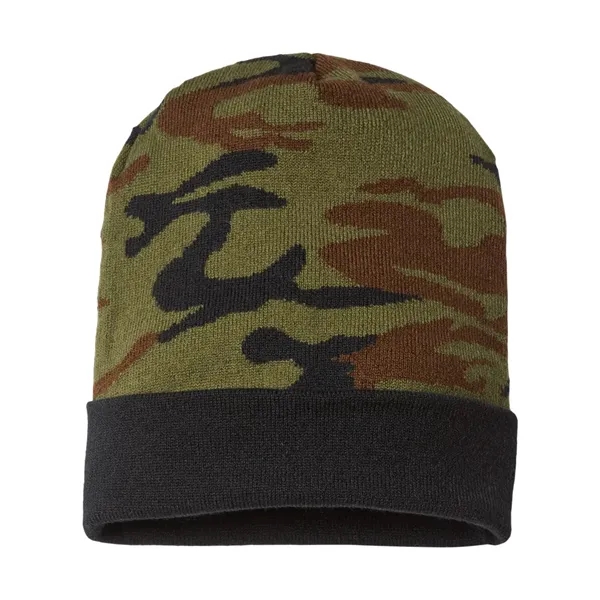 CAP AMERICA USA-Made Camo Cuffed Beanie - CAP AMERICA USA-Made Camo Cuffed Beanie - Image 1 of 1