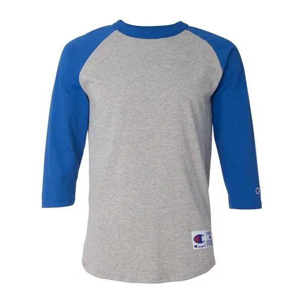 Champion Unisex Raglan Sleeve Baseball T-Shirt - Champion Unisex Raglan Sleeve Baseball T-Shirt - Image 7 of 33