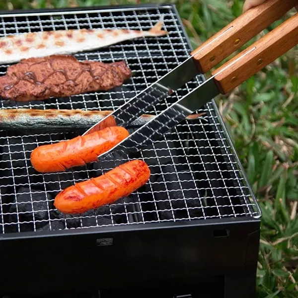 4 in 1 Portable BBQ Grilling Utensil Set with Case - 4 in 1 Portable BBQ Grilling Utensil Set with Case - Image 3 of 6