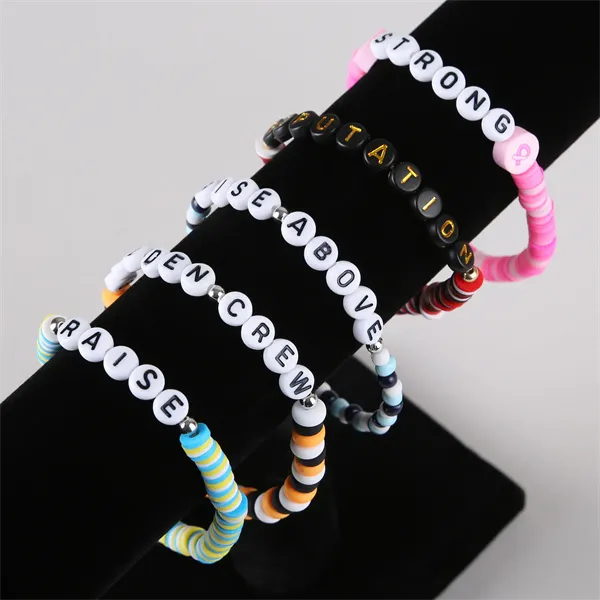 Custom Beaded Friendship Bracelet - Custom Beaded Friendship Bracelet - Image 1 of 8