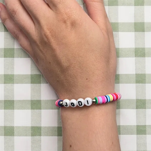 Custom Beaded Friendship Bracelet - Custom Beaded Friendship Bracelet - Image 3 of 8
