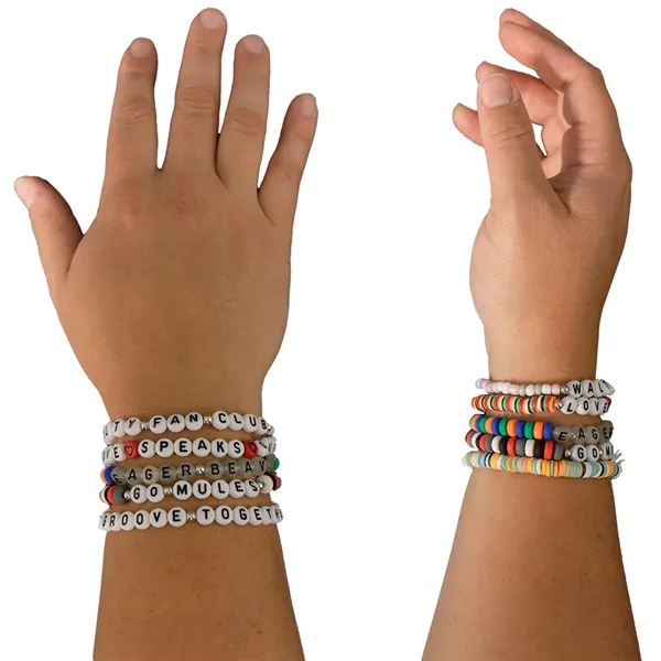 Custom Beaded Friendship Bracelet - Custom Beaded Friendship Bracelet - Image 4 of 8