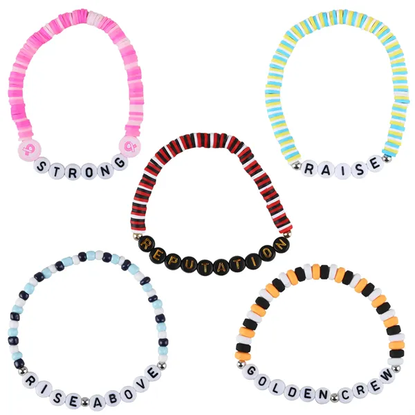 Custom Beaded Friendship Bracelet - Custom Beaded Friendship Bracelet - Image 6 of 8