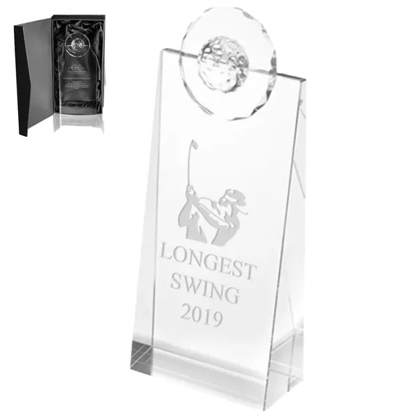 Golf Pinnacle Optical Crystal Glass Awards - Golf Pinnacle Optical Crystal Glass Awards - Image 0 of 1