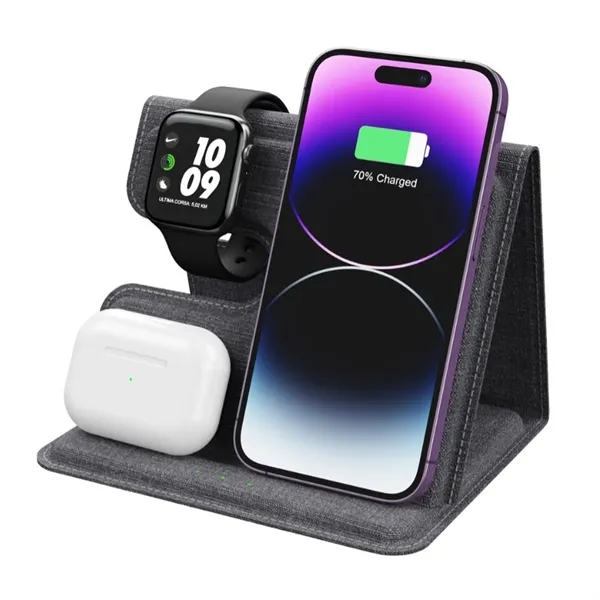 3-In-1 Wireless Charger - 3-In-1 Wireless Charger - Image 0 of 5