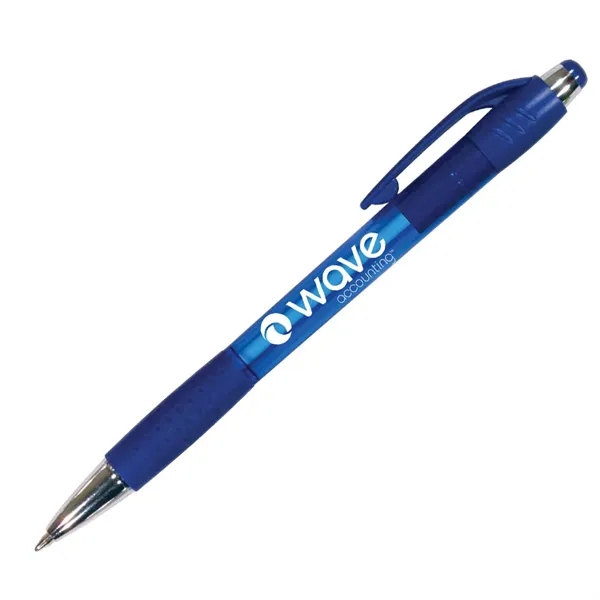 Mardi Gras Grip Pen, Blue Ink - Mardi Gras Grip Pen, Blue Ink - Image 2 of 7