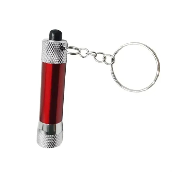 Aluminum LED Keychain Light - Portable Bright Mini Torch - Aluminum LED Keychain Light - Portable Bright Mini Torch - Image 3 of 4
