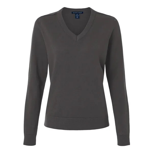Devon & Jones Women's New Classics V-Neck Sweater - Devon & Jones Women's New Classics V-Neck Sweater - Image 3 of 6