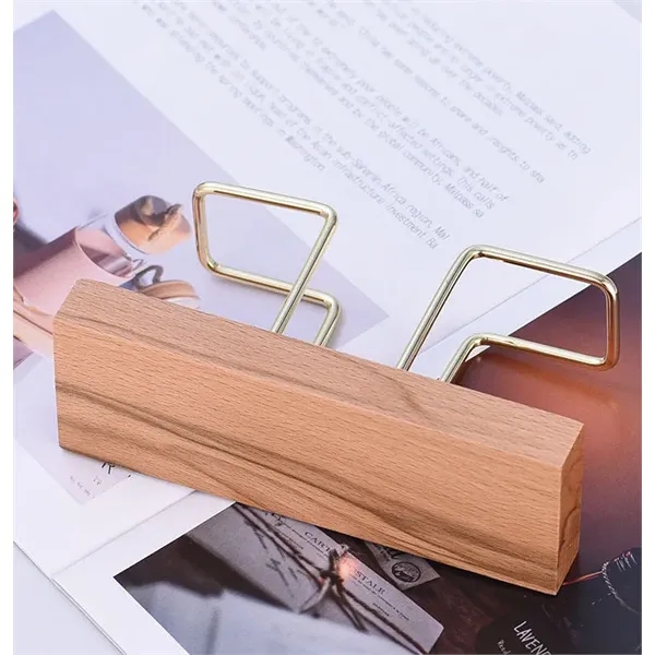 Wooden Vertical Napkin Holder - Toothpick Dispenser Combo - Wooden Vertical Napkin Holder - Toothpick Dispenser Combo - Image 4 of 4