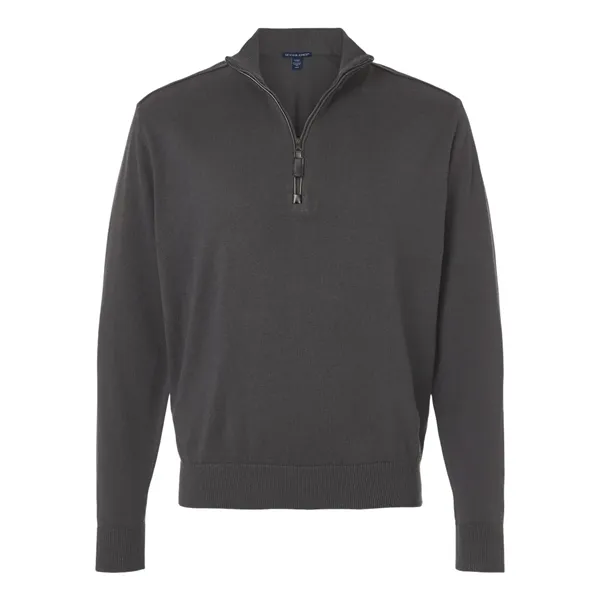 Devon & Jones Men's New Classics Quarter-Zip Sweater - Devon & Jones Men's New Classics Quarter-Zip Sweater - Image 3 of 6