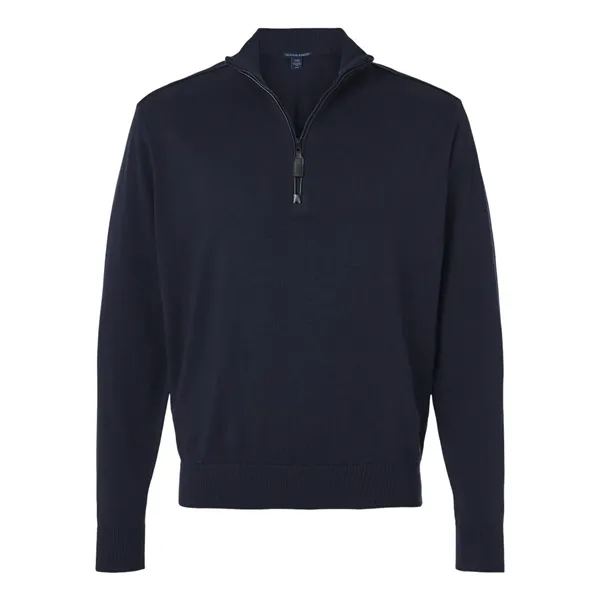 Devon & Jones Men's New Classics Quarter-Zip Sweater - Devon & Jones Men's New Classics Quarter-Zip Sweater - Image 5 of 6