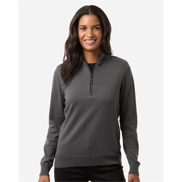 Devon & Jones Women's New Classics Quarter-Zip Sweater - Devon & Jones Women's New Classics Quarter-Zip Sweater - Image 0 of 6