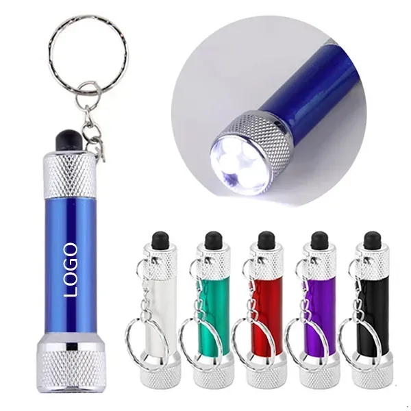 Aluminum LED Keychain Light - Portable Bright Mini Torch - Aluminum LED Keychain Light - Portable Bright Mini Torch - Image 0 of 4