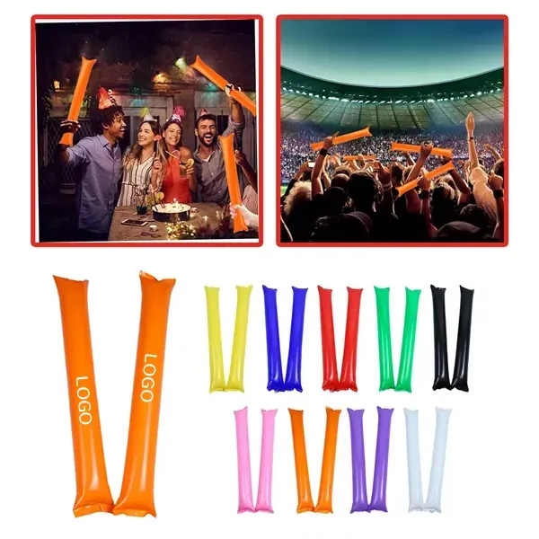 Inflatable Thundersticks - Custom Cheerleading Noise Makers - Inflatable Thundersticks - Custom Cheerleading Noise Makers - Image 0 of 9