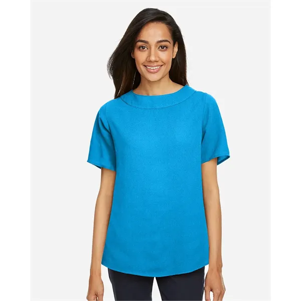 Devon & Jones Women's Perfect Fit™ Boat Neck Blouse - Devon & Jones Women's Perfect Fit™ Boat Neck Blouse - Image 0 of 12