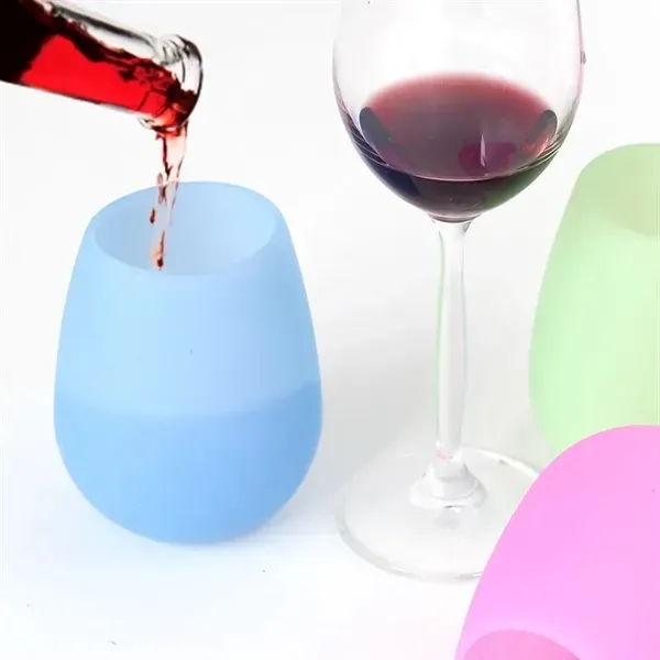 Unbreakable Silicone Wine Glasses - Unbreakable Silicone Wine Glasses - Image 1 of 7