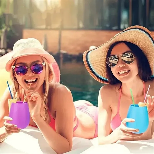 Unbreakable Silicone Wine Glasses - Unbreakable Silicone Wine Glasses - Image 7 of 7