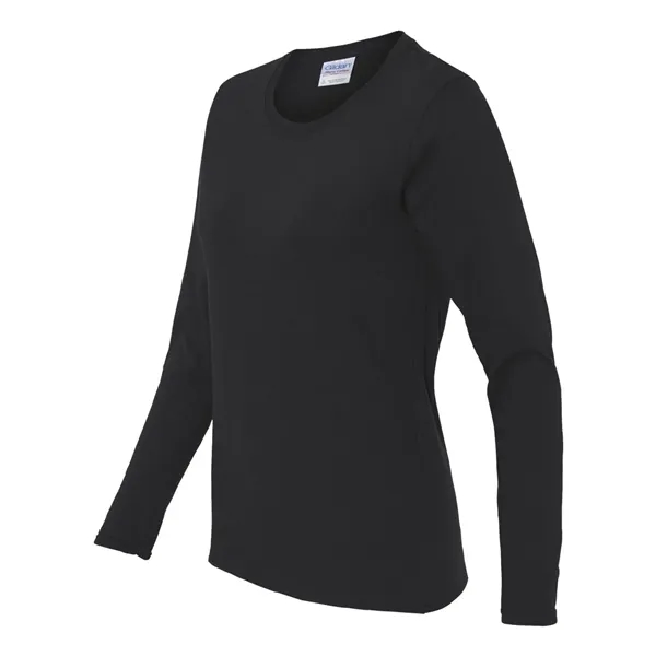 Gildan Women's Heavy Cotton™ Long Sleeve T-Shirt - Gildan Women's Heavy Cotton™ Long Sleeve T-Shirt - Image 2 of 3