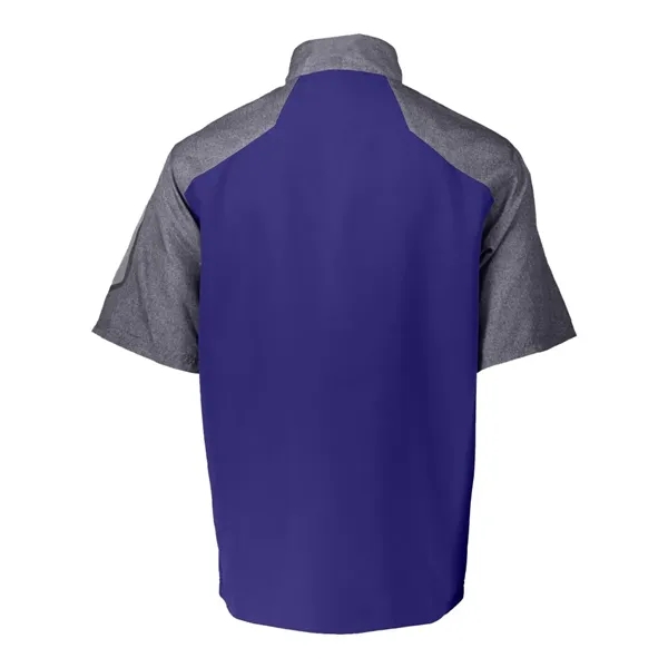Holloway Unisex Raider Short Sleeve Quarter-Zip Pullover - Holloway Unisex Raider Short Sleeve Quarter-Zip Pullover - Image 19 of 20