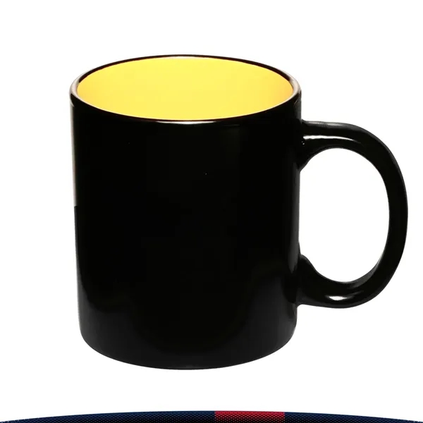 11 oz. Trin Matte Two-Tone Coffee Mugs - 11 oz. Trin Matte Two-Tone Coffee Mugs - Image 9 of 9