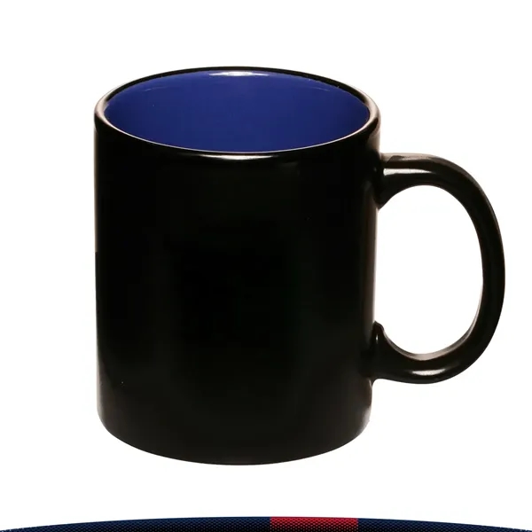 11 oz. Trin Matte Two-Tone Coffee Mugs - 11 oz. Trin Matte Two-Tone Coffee Mugs - Image 3 of 9