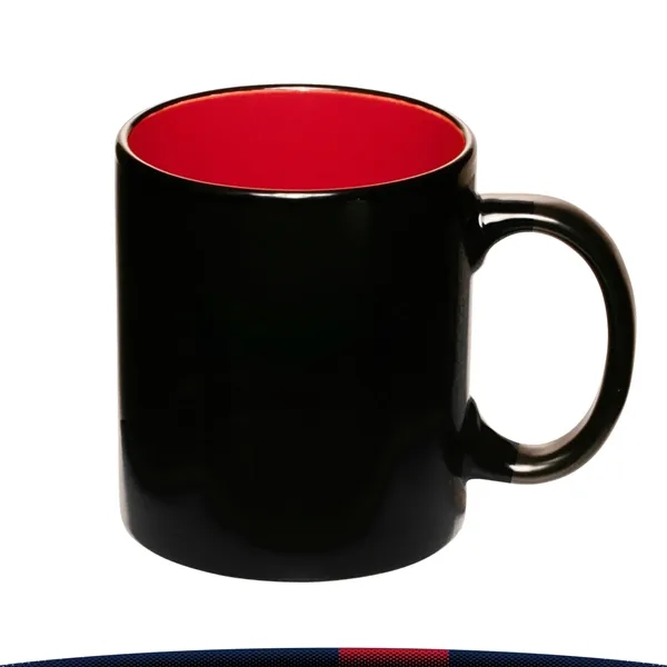 11 oz. Trin Matte Two-Tone Coffee Mugs - 11 oz. Trin Matte Two-Tone Coffee Mugs - Image 4 of 9