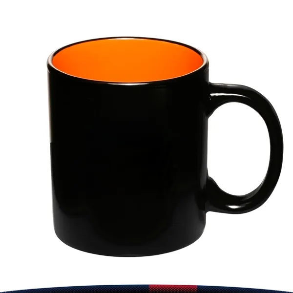 11 oz. Trin Matte Two-Tone Coffee Mugs - 11 oz. Trin Matte Two-Tone Coffee Mugs - Image 5 of 9