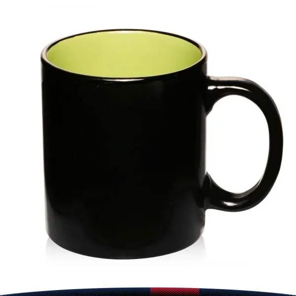 11 oz. Trin Matte Two-Tone Coffee Mugs - 11 oz. Trin Matte Two-Tone Coffee Mugs - Image 6 of 9