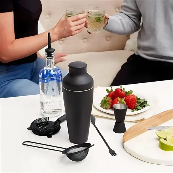 23oz Stainless Steel Cocktail Shaker 8pcs Set - 23oz Stainless Steel Cocktail Shaker 8pcs Set - Image 2 of 4
