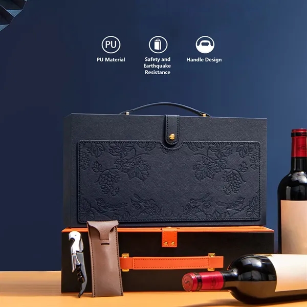 2-Bottle Red Wine Gift Box - 2-Bottle Red Wine Gift Box - Image 2 of 10