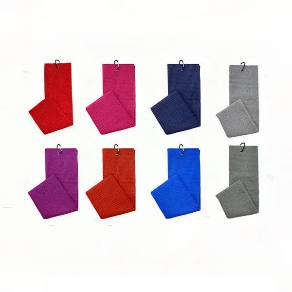 Pineapple Pattern Golf Towel - Pineapple Pattern Golf Towel - Image 1 of 6