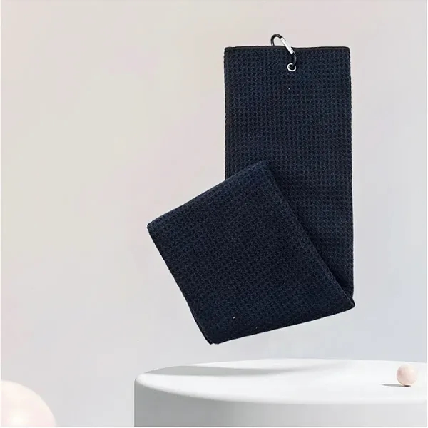 Pineapple Pattern Golf Towel - Pineapple Pattern Golf Towel - Image 5 of 6
