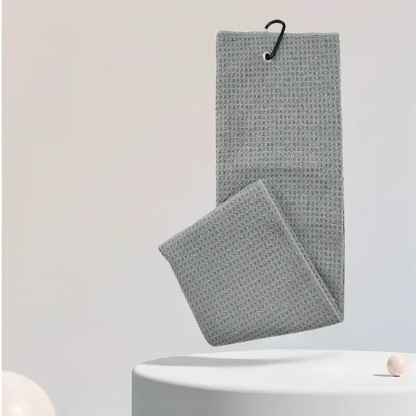 Pineapple Pattern Golf Towel - Pineapple Pattern Golf Towel - Image 6 of 6