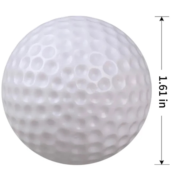 White Hollow Golf Practice Ball for Indoor and Pets - White Hollow Golf Practice Ball for Indoor and Pets - Image 1 of 4