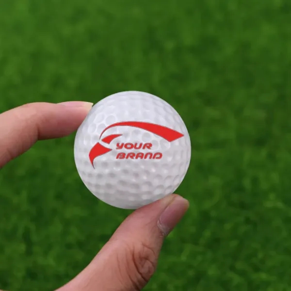 White Hollow Golf Practice Ball for Indoor and Pets - White Hollow Golf Practice Ball for Indoor and Pets - Image 2 of 4