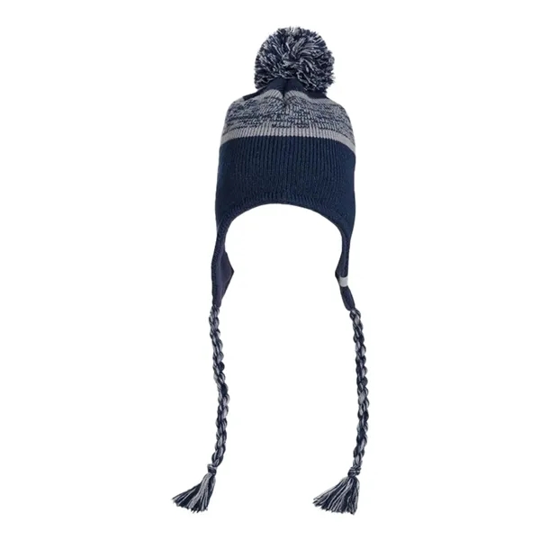 J. America Backcountry Knit Pom Beanie - J. America Backcountry Knit Pom Beanie - Image 2 of 3
