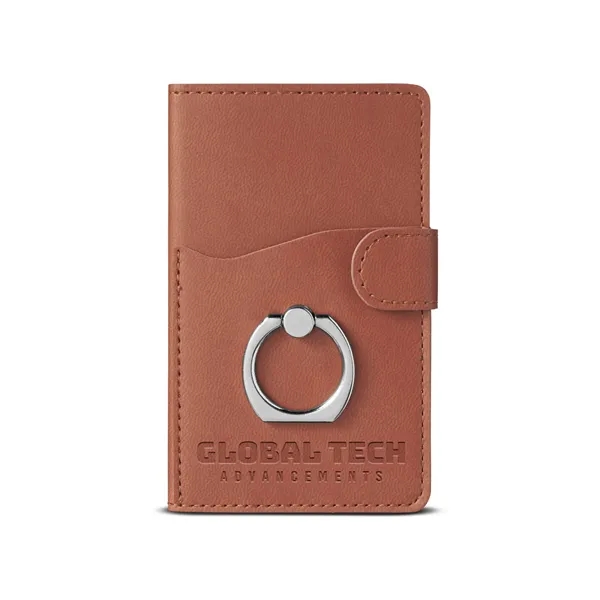 Leeman Tuscany Dual Card Pocket With Metal Ring - Leeman Tuscany Dual Card Pocket With Metal Ring - Image 3 of 3