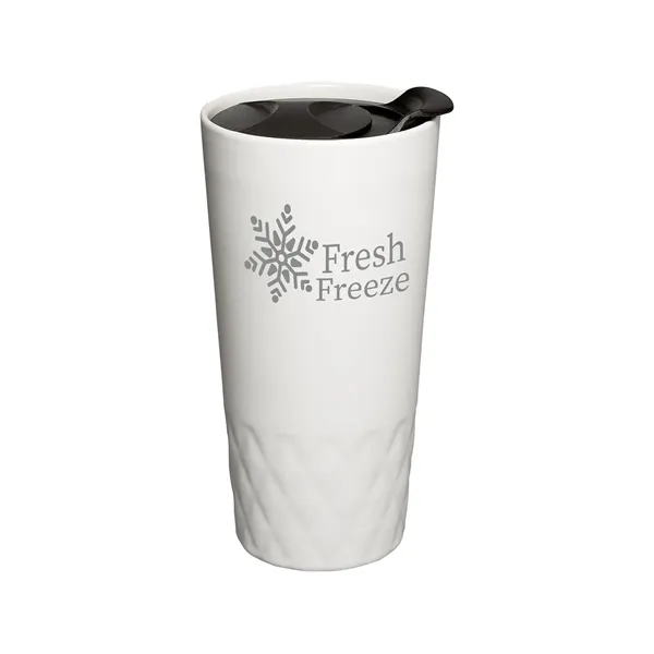 14 oz Double Wall Ceramic Textured Tumbler - 14 oz Double Wall Ceramic Textured Tumbler - Image 4 of 4