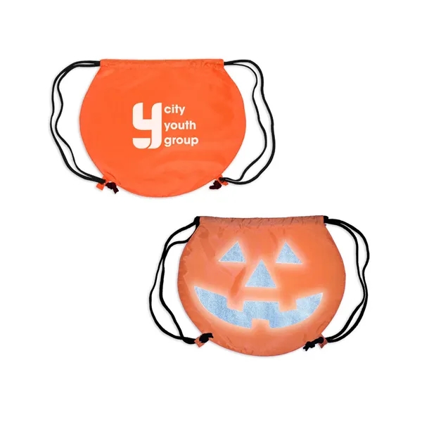 Prime Line. Pumpkin Drawstring Bag. - Prime Line. Pumpkin Drawstring Bag. - Image 1 of 2