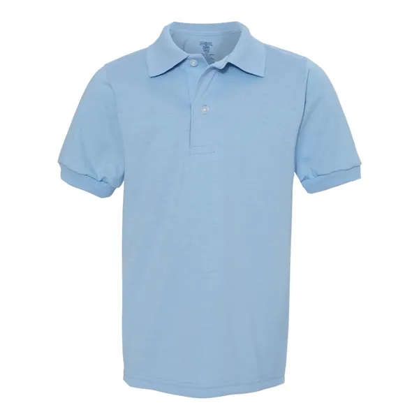 JERZEES SpotShield® Youth 50/50 Polo - JERZEES SpotShield® Youth 50/50 Polo - Image 5 of 5