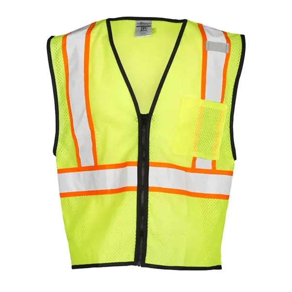 Kishigo Unisex Chemically Treated Contrast Mesh Vest