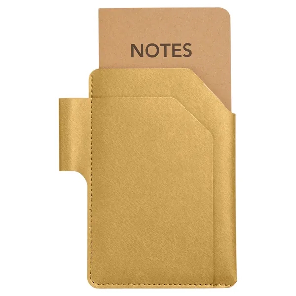 Harriton. Recycled PU Ground Jotter Notebook and Cover. - Harriton. Recycled PU Ground Jotter Notebook and Cover. - Image 8 of 9