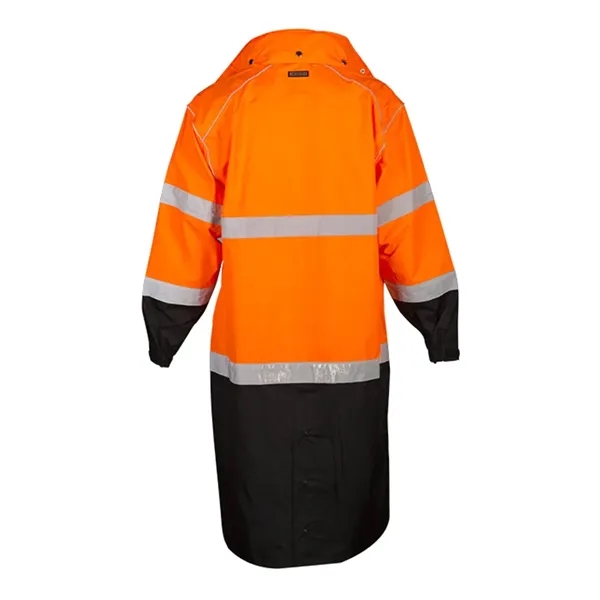 Kishigo Unisex Premium Brilliant Series® Long Rain Coat - Kishigo Unisex Premium Brilliant Series® Long Rain Coat - Image 6 of 6