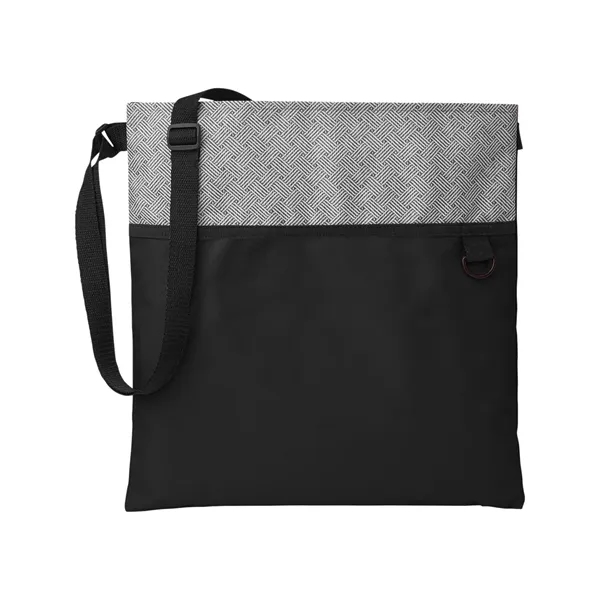 Prime Line. Patchwork Eco Friendly Crossbody Tote Bag. - Prime Line. Patchwork Eco Friendly Crossbody Tote Bag. - Image 4 of 8